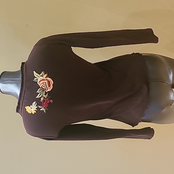 Christian Dior long sleeve top with beautiful embroidery size 42 fr. 10 US - Picture 6 of 12